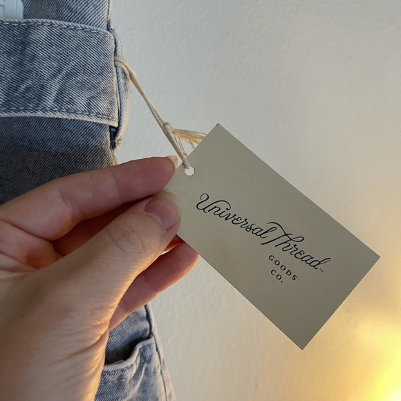 NWT High Waisted Denim Skirt - Picture 4 of 6